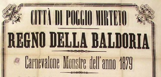 POGGIO MIRTETO(Rieti): Carnevalone dei 1913
