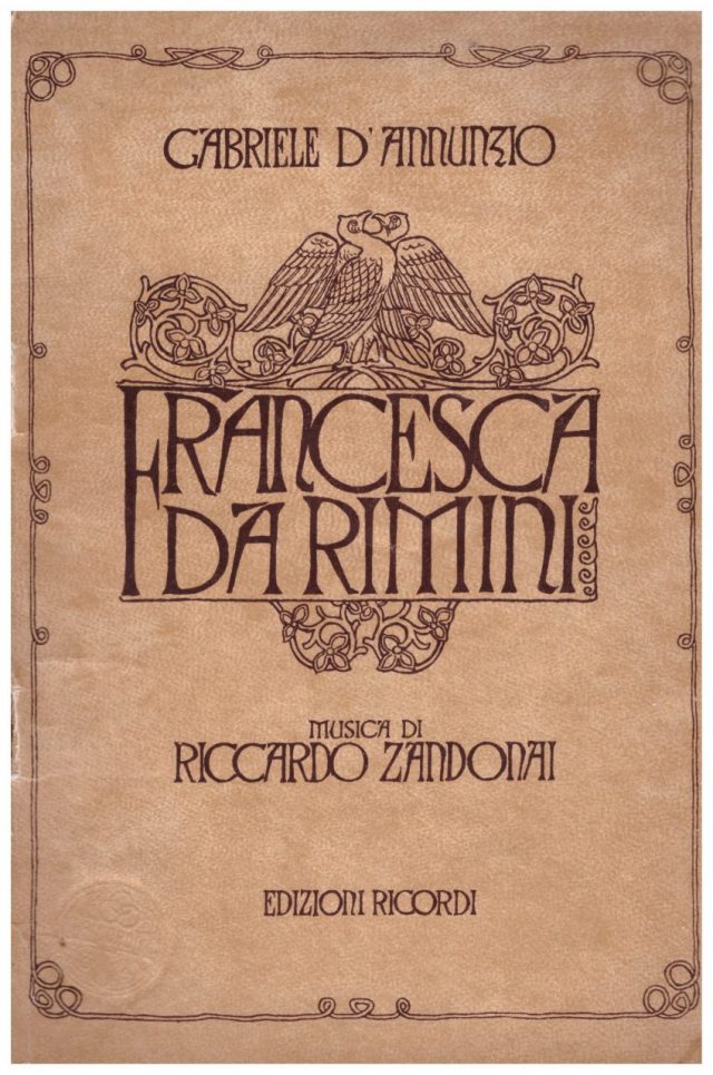 Gabriele D’Annunzio- “FRANCESCA da RIMINI”- Edizione 1914- 