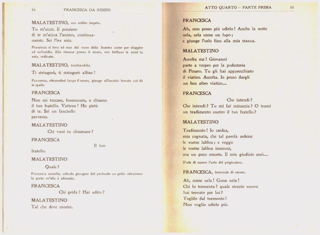 Gabriele D’Annunzio- “FRANCESCA da RIMINI”- Edizione 1914-