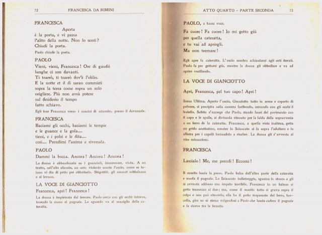 Gabriele D’Annunzio- “FRANCESCA da RIMINI”- Edizione 1914- 