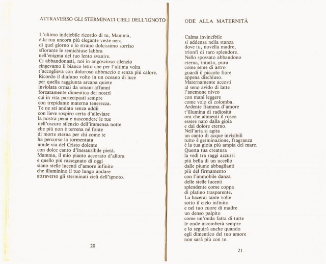 Lidia SENES- Poesie “Le Parole della Notte”-Lalli Editore 1982 