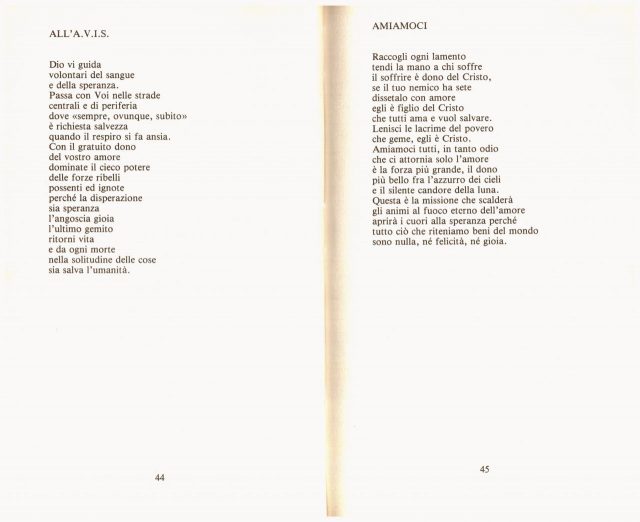 Lidia SENES- Poesie “Le Parole della Notte”-Lalli Editore 1982 