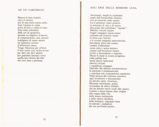 Lidia SENES- Poesie “Le Parole della Notte”-Lalli Editore 1982 