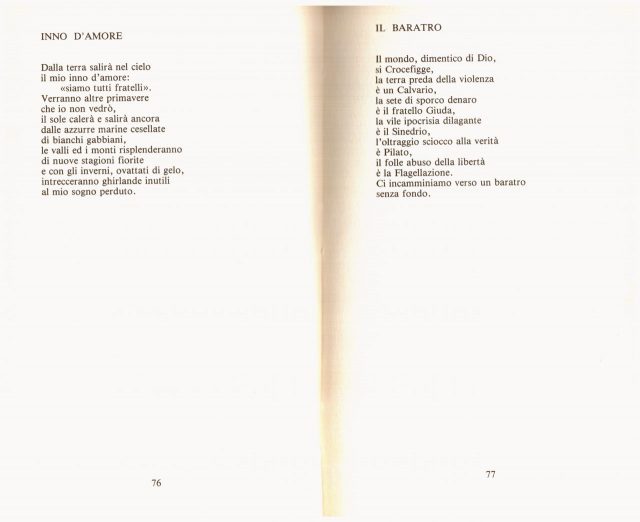 Lidia SENES- Poesie “Le Parole della Notte”-Lalli Editore 1982 