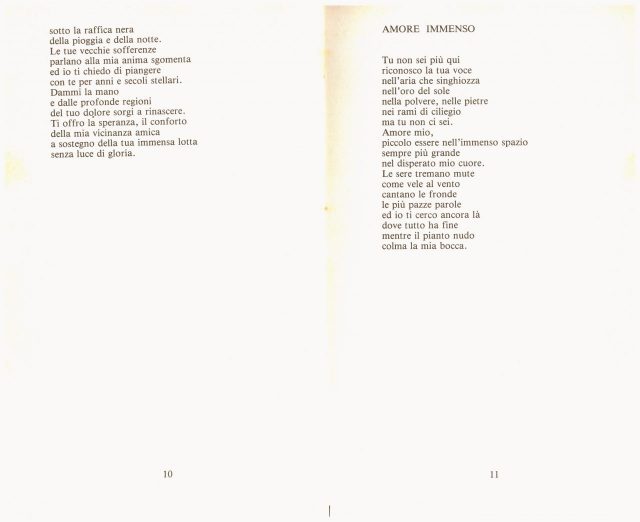 Lidia SENES- Poesie “Le Parole della Notte”-Lalli Editore 1982 