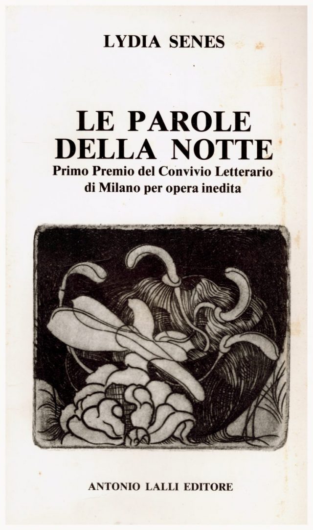  Lidia SENES- Poesie “Le Parole della Notte”-Lalli Editore 1982