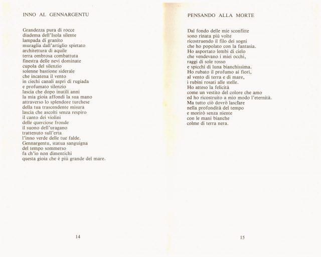 Lidia SENES- Poesie “Le Parole della Notte”-Lalli Editore 1982 