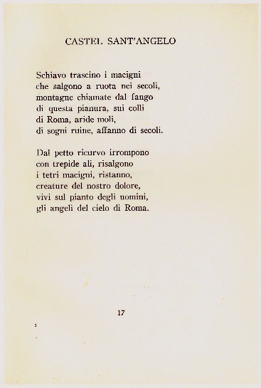 Poesie di Mario RIVOSECCHI-“PIETRA e COLORE”-