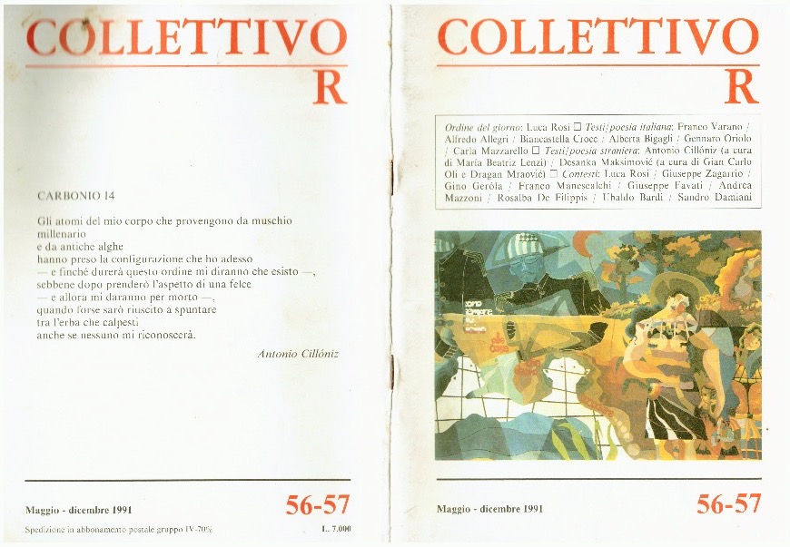  COLLETTIVO R-POESIE pubblicate sul n° 56-57 del 1991-