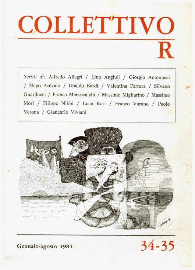 Rivista Collettivo R-Poesie pubblicate n°34:35 –anno 1984