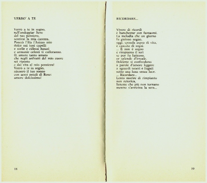 Biblioteca DEA SABINA- Santina Ghia Mascarino-Poesie “AGHI di PINO” –Edizione 1980