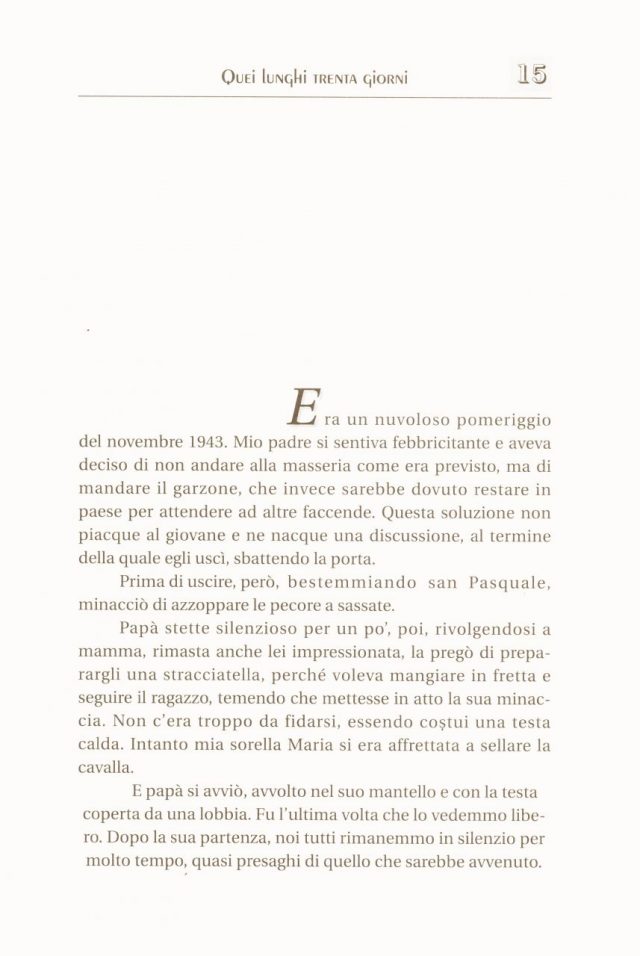  Raffaella Del Greco “ QUEI LUNGHI TRENTA GIORNI”
