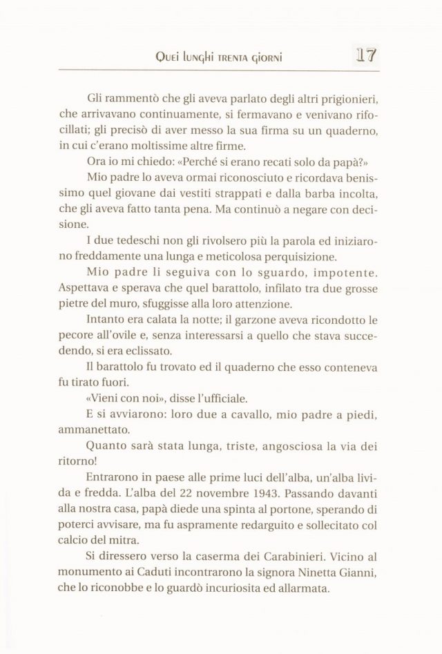  Raffaella Del Greco “ QUEI LUNGHI TRENTA GIORNI”