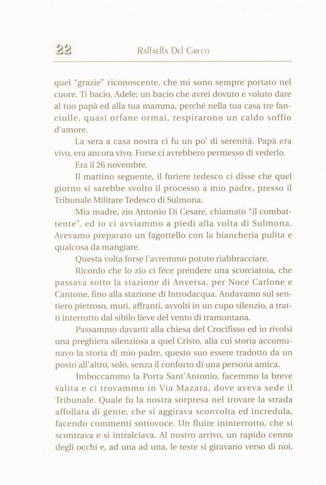  Raffaella Del Greco “ QUEI LUNGHI TRENTA GIORNI”