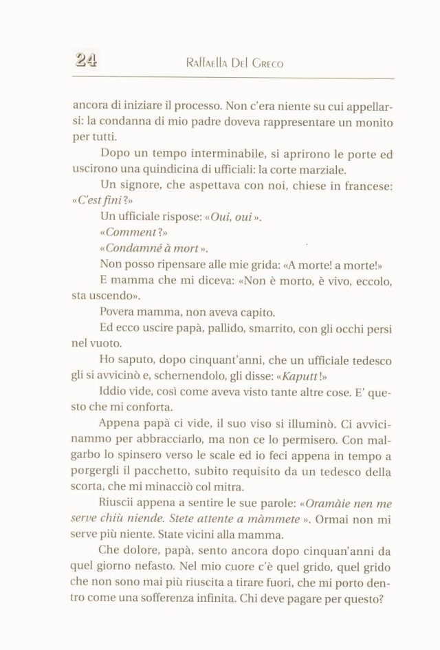  Raffaella Del Greco “ QUEI LUNGHI TRENTA GIORNI”