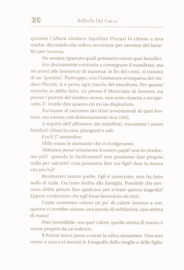  Raffaella Del Greco “ QUEI LUNGHI TRENTA GIORNI”
