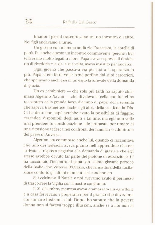  Raffaella Del Greco “ QUEI LUNGHI TRENTA GIORNI”
