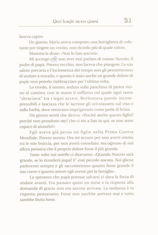  Raffaella Del Greco “ QUEI LUNGHI TRENTA GIORNI”