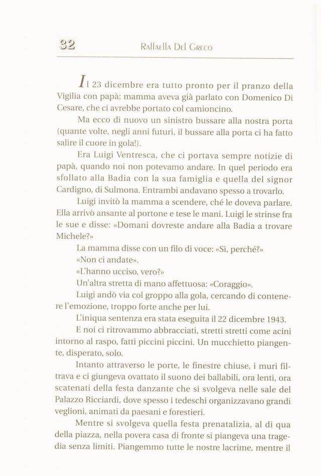  Raffaella Del Greco “ QUEI LUNGHI TRENTA GIORNI”