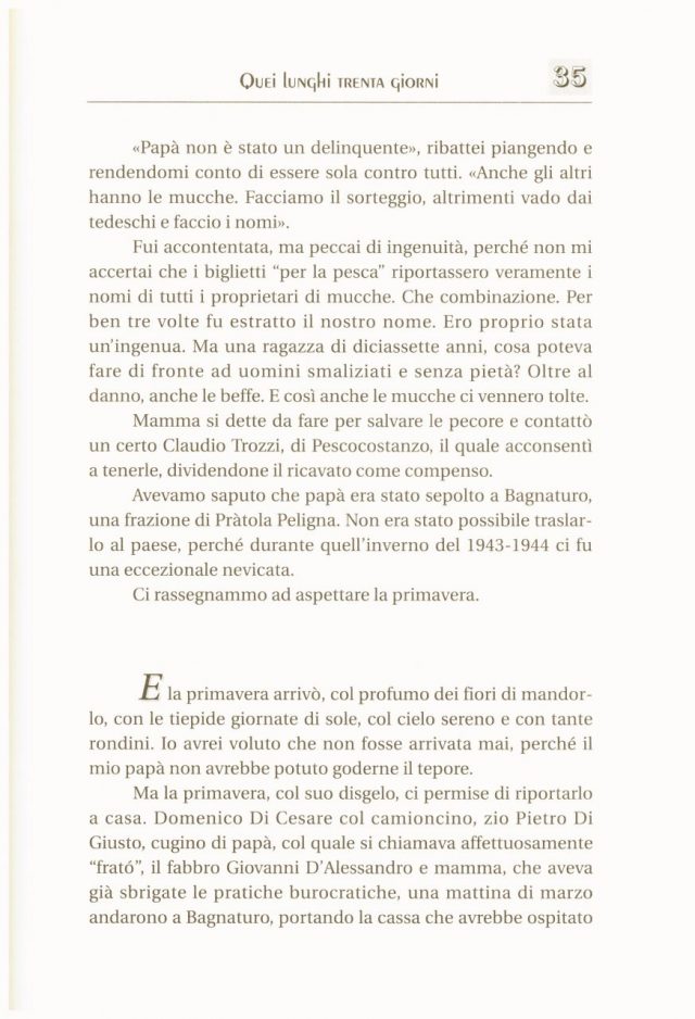  Raffaella Del Greco “ QUEI LUNGHI TRENTA GIORNI”