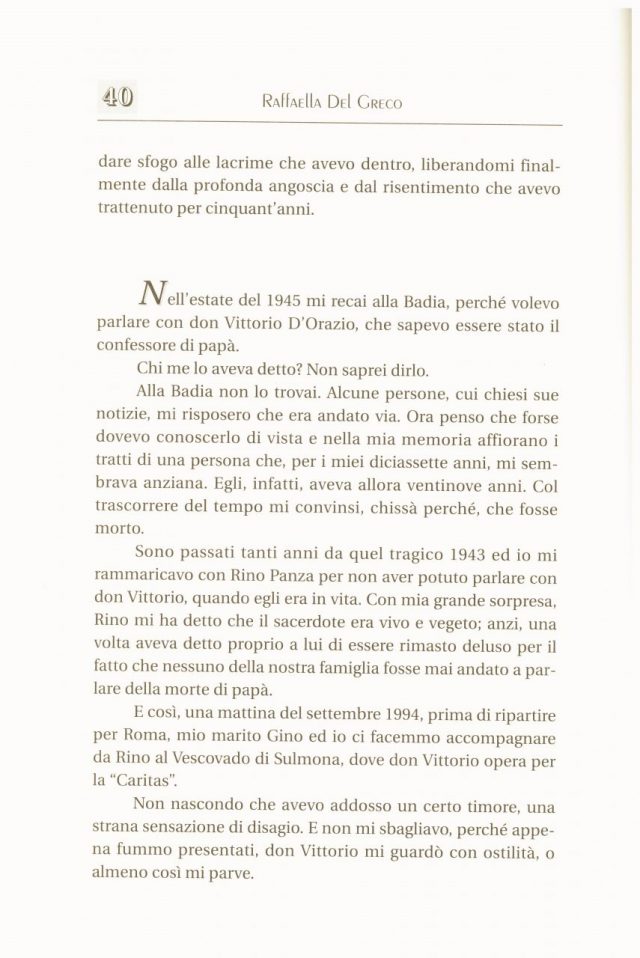  Raffaella Del Greco “ QUEI LUNGHI TRENTA GIORNI”