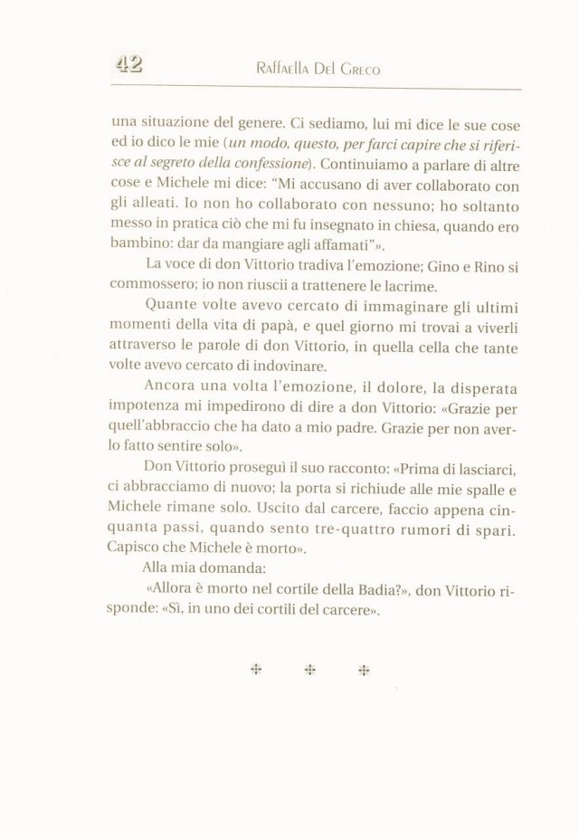 Raffaella Del Greco “ QUEI LUNGHI TRENTA GIORNI”