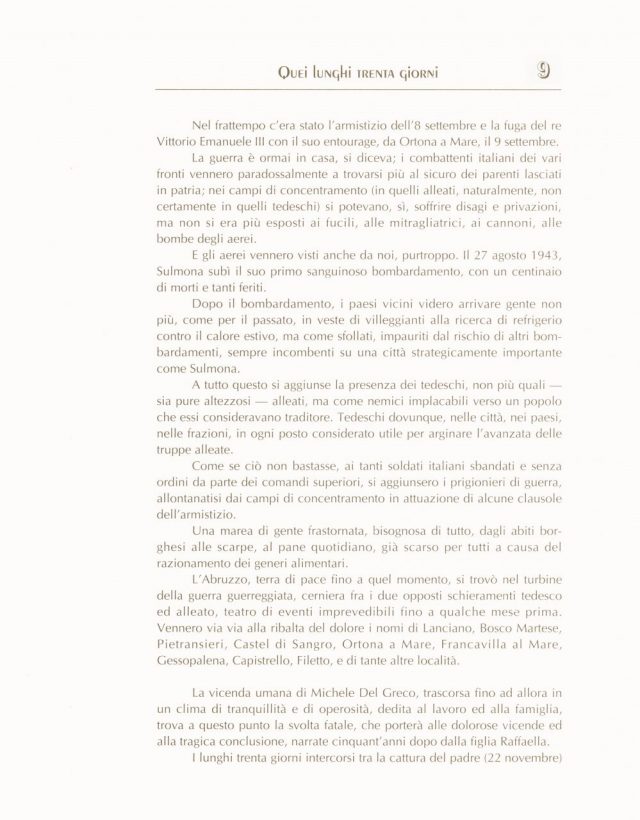  Raffaella Del Greco “ QUEI LUNGHI TRENTA GIORNI”