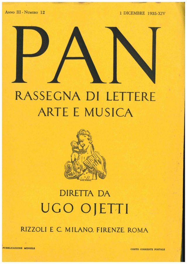 Biblioteca DEA SABINA- Il “PIANTO delle ZITELLE “ al Santuario della TRINITA’-Rivista PAN n°12 -1935