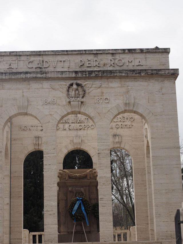 ROMA-Gianicolo-Mausoleo Ossario Garibaldino –Fotoreportage di Franco Leggeri