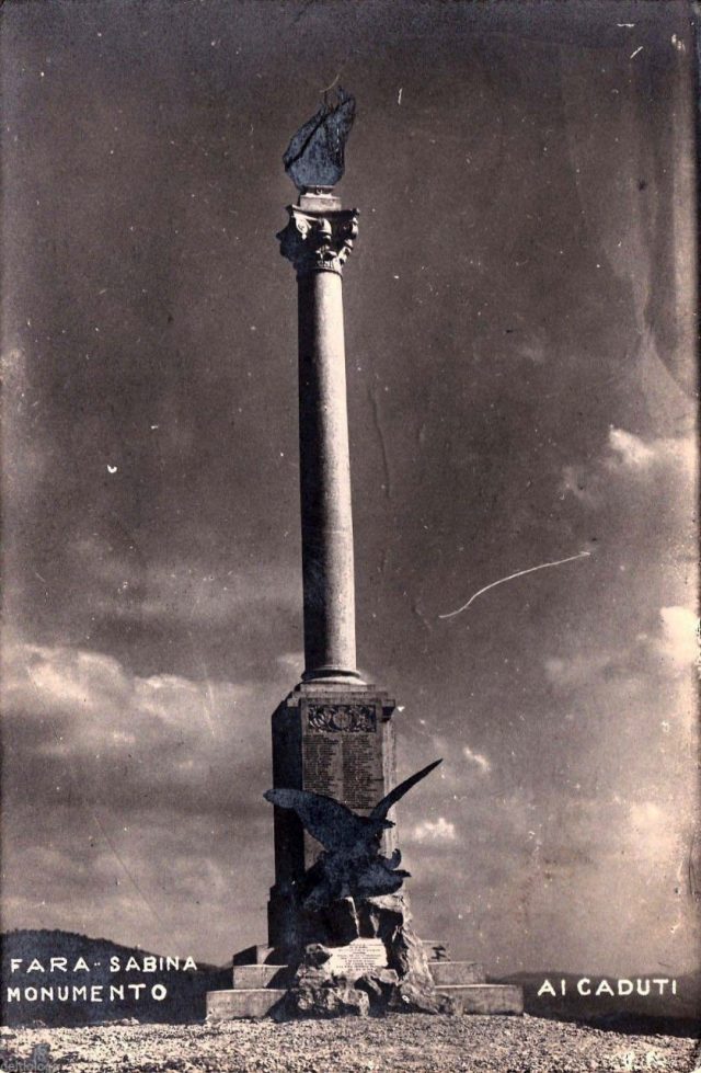 MONUMENTO AI CADUTI DI FARA IN SABINA