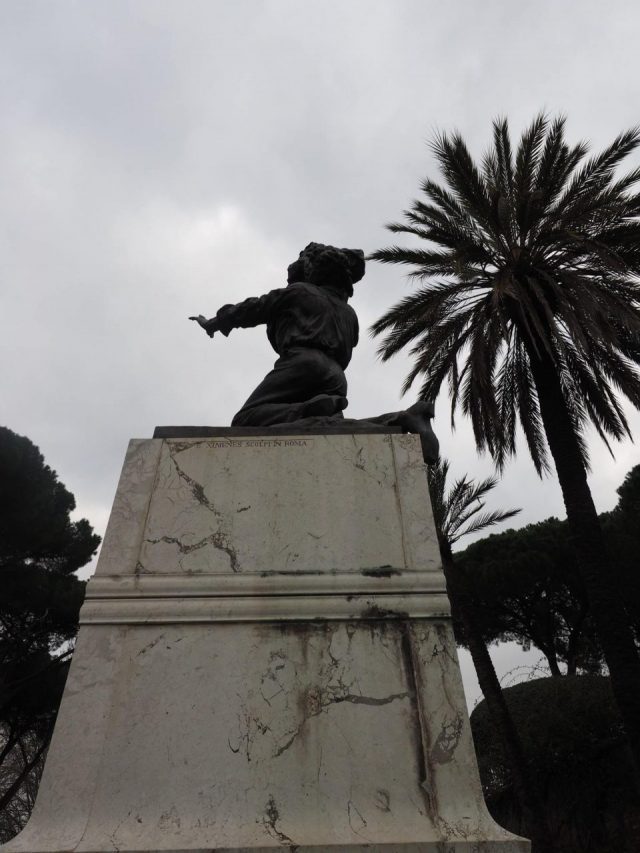 ROMA- GIANICOLO-MONUMENTO A CICERUACCHIO