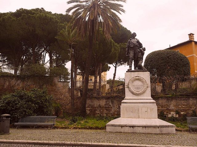 ROMA- GIANICOLO-MONUMENTO A CICERUACCHIO