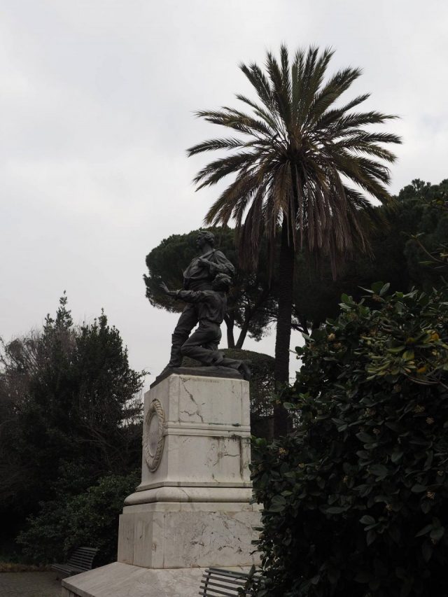 ROMA- GIANICOLO-MONUMENTO A CICERUACCHIO