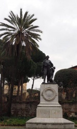 ROMA- GIANICOLO-MONUMENTO A CICERUACCHIO