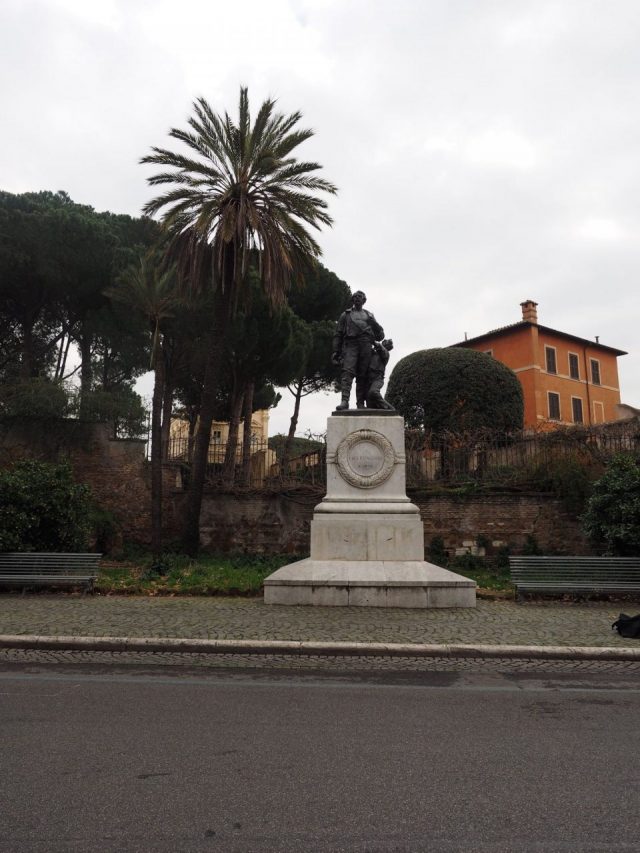 ROMA- GIANICOLO-MONUMENTO A CICERUACCHIO