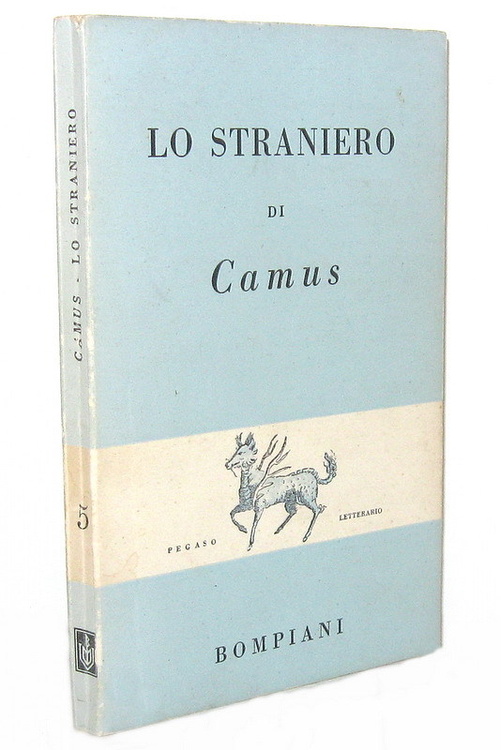 ALBERT CAMUS  "Lo straniero"