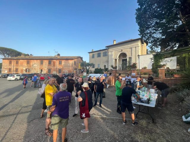 Roma –Castel di Guido :Sit-in delle Associazioni per salvare dal degrado e l’abbandono il Casale della Bottaccia.