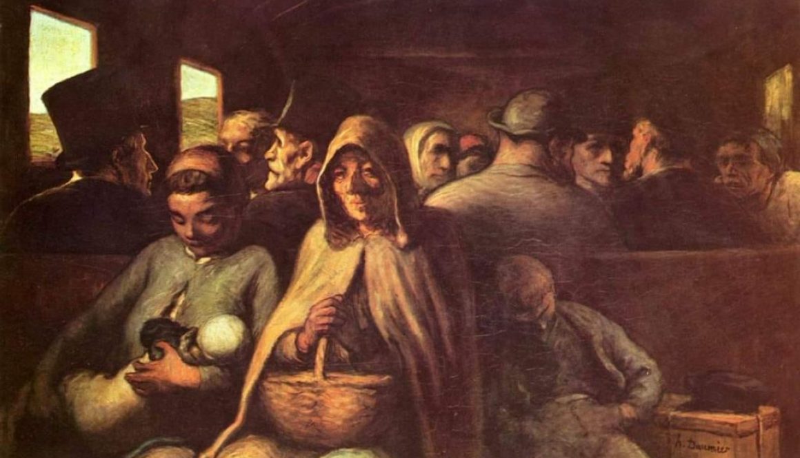 Honoré Daumier "Il vagone di terza classe"