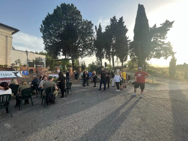 Roma -Castel di Guido-Sit-in del 26 giugno 2022 per salvare dal degrado e l’abbandono il Casale della Bottaccia .