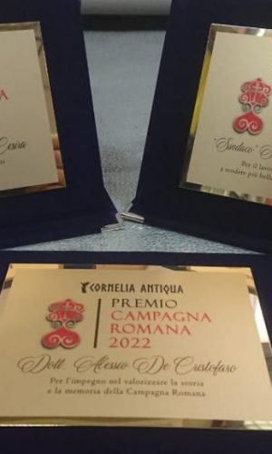 Le Targhe del Premio CAMPAGNA ROMANA 2022