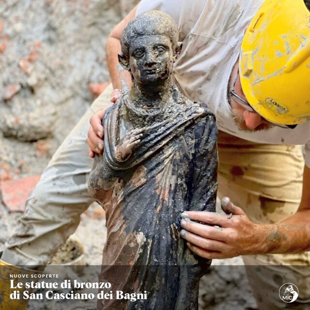 ”Eccezionale scoperta ! Al santuario di San Casciano dei Bagni “-