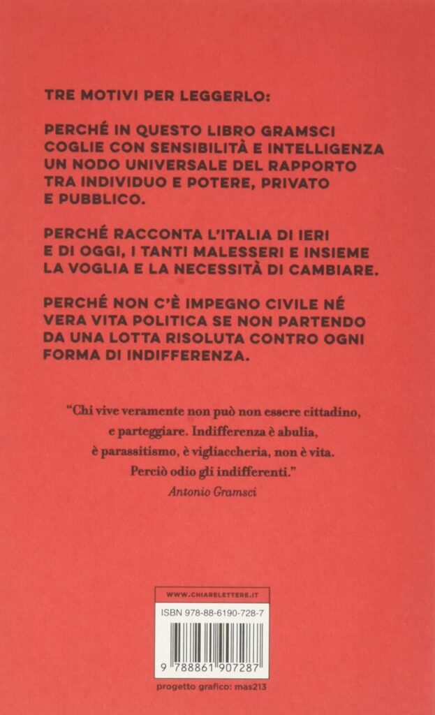 Antonio GRAMSCI-Odio gli indifferenti