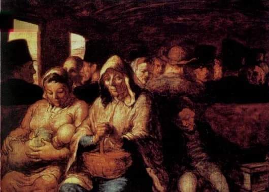 Honoré Daumier - Il vagone di terza classe