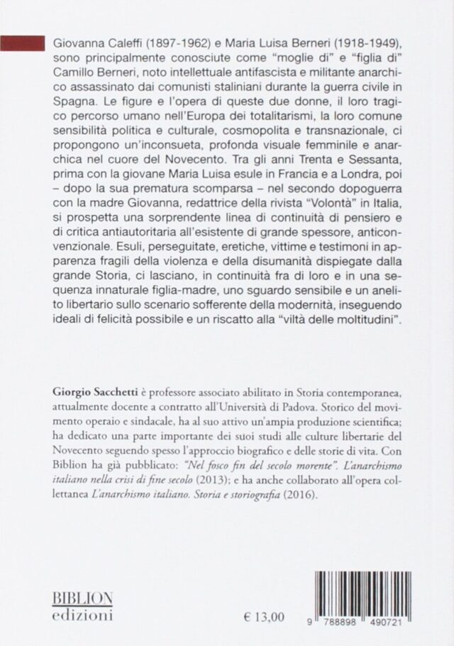 Giorgio Sacchetti- Eretiche-