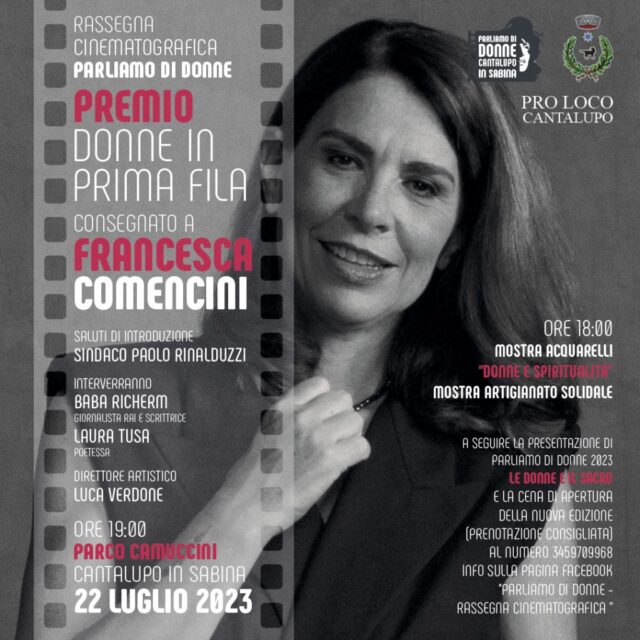 Cantalupo in Sabina(RIETI)-Rassegna Cinematografica PARLIAMO DI DONNE 