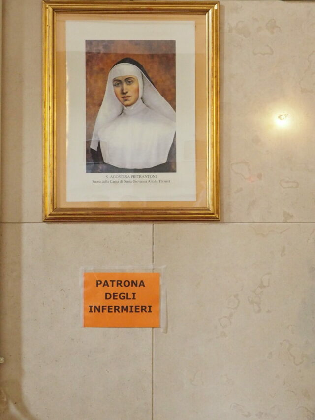 Sant’Agostina Pietrantoni-Cappella Ospedale Spallanzani-Roma