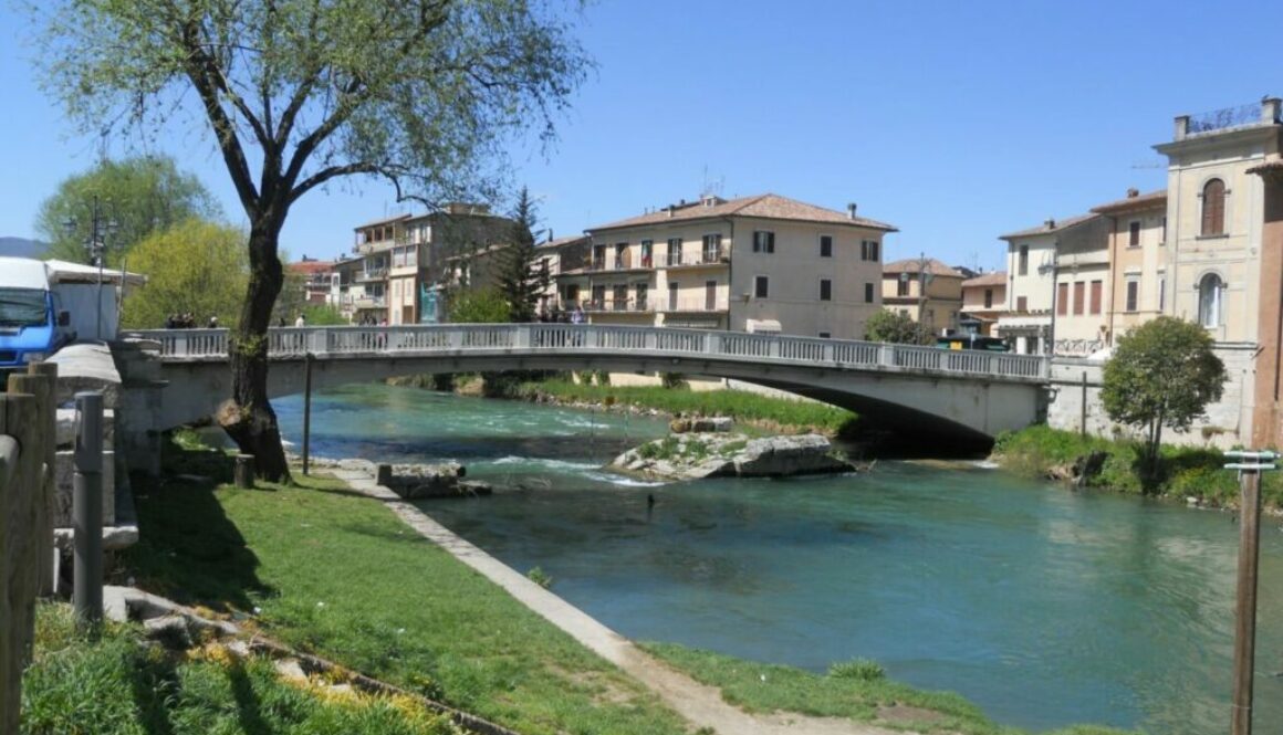 Rieti fiume Velino