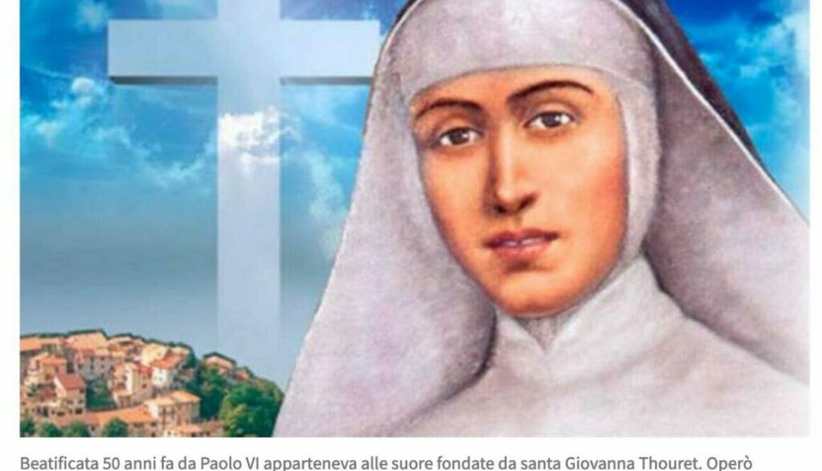 Sant’Agostina Pietrantoni: una Santa figlia della Sabina