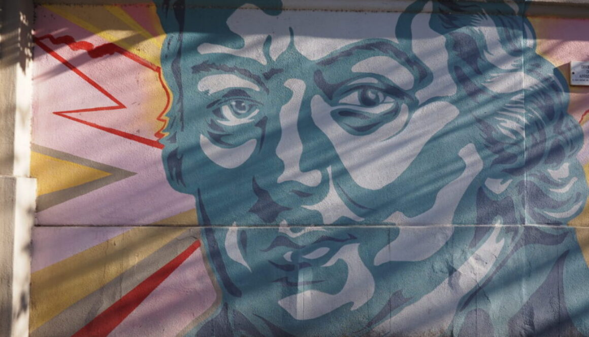 Franco Leggeri Fotoreportage-Murales Ospedale Spallanzani di Roma - Edward Jenner - Medico è  il padre dell’immunizzazione-Creò il primo vaccino contro il vaiolo-