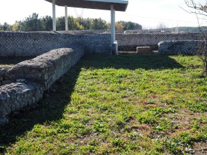 Volontari GAR scavo Villa Romana delle Colonnacce a Castel di Guido.